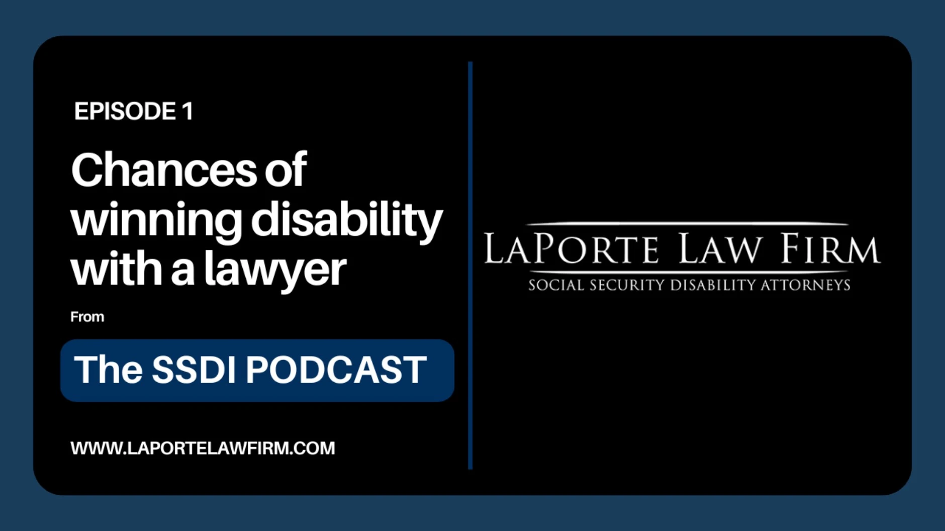 EP1 Chances of winning disability without a lawyer